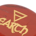 Miniatyrbild 4 av 8: 4 Elementer Assorterade Stenar Graverade Triangulära Symboler Jord Luft Eld Vatten Polerade Runstenar för Reiki Kristaller Healing Redstone
