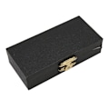 Miniatyrbild 5 av 8: 10cm Mini Gitarr Ornament Display Fäste Förvaringslåda Musikinstrument Gitarr Modell för Dockhus Rosa