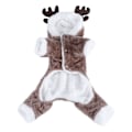 Miniatyrbild 2 av 2: Söt älg husdjur juldräkt hundvalp höst/vinter kläder varm kappa M