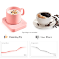 Miniatyrbild 4 av 5: Värmare för kaffemugg, elektrisk kaffevärmare för skrivbord med automatisk avstängning, 3 temperaturinställningar Smart koppvärmare för uppvärmning av kaffe, dryck, mjölk, te
