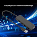 Miniatyrbild 7 av 8: USB 3.0 4-portars hubb 5 Gbps höghastighets 4 i 1 skyddsfunktion USB-splitter för hem, resor, kontor, utomhus