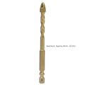 Miniatyrbild 6 av 8: 10 st Cross Spearhead Borr Bits Karbid Bits med 1/4 tum Hex Skaft för Keramik Marmor Glas Koppar Färg 8 mm Hål