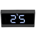 Miniatyrbild 5 av 8: Enkel Design Röststyrd Väckarklocka, Stor Display Digital Klocka med 11RGB Färgglada Visningslägen, Batteribackup för Oavbruten Drift