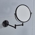 Miniatyrbild 4 av 5: Elegant Badrumsspegel, 1X_10X Förstoring Justerbar Design för Detaljerad Närbild, Premium Matt Svart Finish för Rostfri Hållbarhet