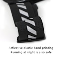 Miniatyrbild 6 av 6: Löparväst Mobilhållare Ficka Justerbart Reflex träningskläder Svart
