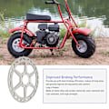 Miniatyrbild 8 av 8: Bakbromsskivor med bromsbelägg 180mm Metalllegering Keramisk Ersättning för Baja Doodle Bug DB30