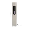 Miniatyrbild 6 av 8: 1 st Digital TDS Total Dissolved Solids Meter Pen Vattenkvalitet Renhet TEMP/PPM Testning