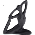 Miniatyrbild 2 av 5: Statyer Skulpturer, Keramiska Flickfigurer Abstrakt Yoga Svart Modell Kvinna Staty Statyetter Prydnader Kontor Hem - 6