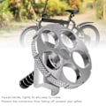 Miniatyrbild 8 av 8: Hopfällbar cykel aluminium hingle klämma C spänne CNC integrerad för Brompton hopfällbar cykel silver