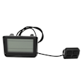 Miniatyrbild 2 av 7: Elektrisk Cykel Display Panel Universal ABS Hölje 5 Pin Vattentätt Gränssnitt LCD Display Mätare 24V 36V 48V