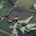 Miniatyrbild 3 av 3: Barn Kids Army Militär Utrustning Combat Game Camouflage Uniform Väst (Djungel Camouflage)