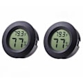 Miniatyrbild 1 av 5: Mini hygrometer termometer digital LCD-display inomhus/utomhus hygrometer hygrometer avfuktare växthus reptil hygrometer Fahrenheit