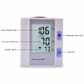 Miniatyrbild 8 av 8: Blodtrycksmätare Digital Hjärtfrekvens Tonometer Handledssfygmomanometer Hälsovård