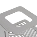 Miniatyrbild 3 av 8: Kaffe Maskin Elektronisk Vågställ 304 Rostfritt Stål Justerbar Höjd Kaffe Maskin Vågskål Stativ Silver