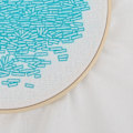 Miniatyrbild 3 av 8: Tryckt broderi Enkelt 3 Dimensionellt Klassiskt Vackert Broderikit för Heminredning PresentMonet Vattenliljor