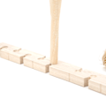 Miniatyrbild 5 av 8: Enkel version nödutrustning rekvisita paulownia material utomhus båge borr verktyg bärbar utrustning friktion brandstartare