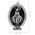 Miniatyrbild 6 av 8: Jungfru Maria hängande prydnad i legering symboliserar kärlek förlåtelse Jungfru Maria skrivbordsdekor för kontor doprum