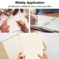 Miniatyrbild 5 av 7: A5-påfyllningspapper, 2 förpackningar linjerat papper + blankt papper, 6-håls ringpärm insatser papper planerbar påfyllningsbart papper