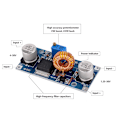 Miniatyrbild 1 av 2: 4 st Spänningsregulatormodul för steg nedåt DC DC Justerbar omvandlare 5A 4~38V