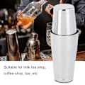 Miniatyrbild 3 av 8: Professionellt Bartender-val, Tåligt Rostfritt Stål 304, Tvådelat Boston Cocktail Shaker Set, Viktat För Högvolyms Bar Användning, Diskmaskin