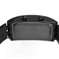 Miniatyrbild 5 av 8: Dubbelradig Binär Klocka Digital Blå LED Legering Binär Mode Armbandsur för Studenter Par Svart