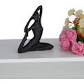 Miniatyrbild 3 av 5: Statyer Skulpturer, Keramiska Flickfigurer Abstrakt Yoga Svart Modell Kvinna Staty Statyetter Prydnader Kontor Hem - 6