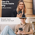 Miniatyrbild 3 av 3: iPhone 15 Plus Matt Svart Skal - Extra Kamera Skydd iPhone 15 Plus iPhone 15 Plus