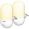 Miniatyrbild 1 av 8: Automatisk Nattlampa med Skymningssensor, Energibesparande för Hallar Badrum (2-Pack)