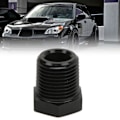 Miniatyrbild 1 av 8: 1/4 tum NPT Han till 1/8 tum NPT Hon Reduceradapter Svart Koppling Biltillbehör
