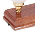 Miniatyrbild 4 av 8: Dockhus Taklampa 1/12 Skala Batteridriven Dubbelhuvud Miniatyr LED-lampa