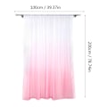 Miniatyrbild 8 av 8: Gradientfärgade Skira Gardiner, Ombre Design Ljusfiltrerande Stångficka Hängande Stil för Vardagsrum Sovrum Matsal Balkong, Rosa Gradient, 2