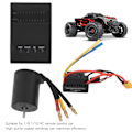 Miniatyrbild 8 av 8: 3650 3600KV Borstlös Motor 60A T ESC Programmer Card Combo Set för 1/8 1/10 RC Bildelar