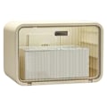 Miniatyrbild 6 av 8: Vattentätt Tissue Box-skydd, 2-i-1 Maskförvaring och Tissuehållare, Utrymmesbesparande Väggmonterad Design, Transparent Vit