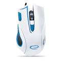 Miniatyrbild 1 av 5: WIRED GAMING MOUSE 7D OPT. USB MX401 HAWK VIT-BLÅ - Perfet