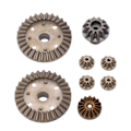 Miniatyrbild 4 av 8: RC Differentialväxel pulverlegering motor drivande planetväxlar för WLtoys 144001 144002 124018 124019 124017