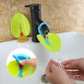 Miniatyrbild 6 av 6: Kranförlängare, bladformad säkerhetskranförlängare för handtvätt, handtvättshjälp till badrumshandfat (2-pack)