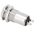 Miniatyrbild 7 av 8: 10 st Nyckelströmbrytare Fat Metall ONOFF Strömspärr Rostfritt Stål med Nyckelmutter 12mm AC DC220V (Enkel Dragning)
