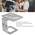 Miniatyrbild 8 av 8: Kaffe Maskin Elektronisk Vågställ 304 Rostfritt Stål Justerbar Höjd Kaffe Maskin Vågskål Stativ Silver