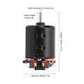 Miniatyrbild 4 av 7: 540 35T Motor RC Bil Crawler Ersättningstillbehör Passar för Traxxas 1/10 RC Bil