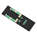 Miniatyrbild 1 av 2: 10 st 0,5 V 100 mA Mini bärbar polykristallin solpanel DIY Power Module laddare 53*18MM