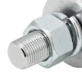 Miniatyrbild 4 av 8: 2 tum släpvagnskopplingsskula 3/4x1‑3/4 tum skaft Universal 3500LBS Hållbar stål förkromad husvagnsdragkula