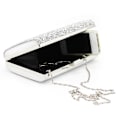 Miniatyrbild 3 av 7: Kedja Väska, Koppling Kvinnor, Glitter Festväska, Elegant Kuvert Väska Kedja Väska Crossbody Väskor för Bröllop Fest Fritid Datum (Silver)
