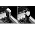 Miniatyrbild 8 av 8: LED Växelspaksknopp Tumtyp Växelspak Huvud Retrofit Kit med Ett Klick Startknapp för E90 E91 E92 E93 LHD Kolfiberstil