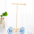 Miniatyrbild 4 av 8: Träpussel DIY Modellbyggsats, Kreativitetsbyggset för 8+ Åringar, Soldriven STEM Pedagogisk Leksak, Flexibla Leder och Kvalitetshantverk,