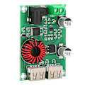 Miniatyrbild 8 av 8: Dubbel USB-utgång Buck-modul Spänningsomvandlare Reducerare Regulator Reduceringskort XHM224