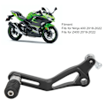 Miniatyrbild 7 av 8: Växelspak Pedal CNC Aluminium Justerbar Vikbar Tåspetsväxelpedal för Ninja 400 Z400 Svart