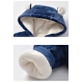 Miniatyrbild 3 av 6: Baby Overall Vinter Snödräkt Baby Flanell Värmare Vinter Overall Jumpsuit för Pojkar Flickor