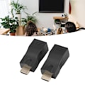 Miniatyrbild 1 av 8: 2x HDMI 30m till RJ45 nätverkskabel förlängare omvandlare repeater över CAT-5e CAT6