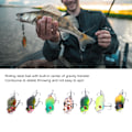 Miniatyrbild 8 av 8: Fiskedrag Sjunkande Luya Hård Fisk krok Simulering Bete 3D Fisk Konstgjord Spinnfiske Utrustning