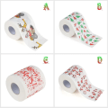 Miniatyrbild 3 av 5: Jultoalettpapper Hem Jultomte Bad Toalettpapper Julmaterial Xmas Decor Tissue Roll 10*10cm Dekor
